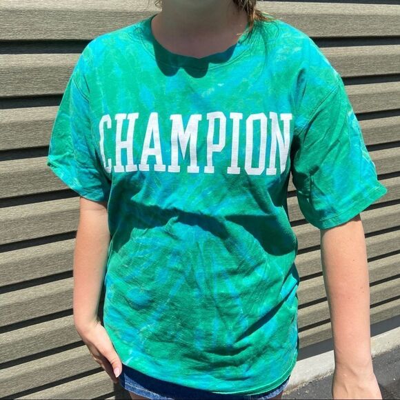 Champion custom reverse tie dye T-shirt - Picture 3 of 6